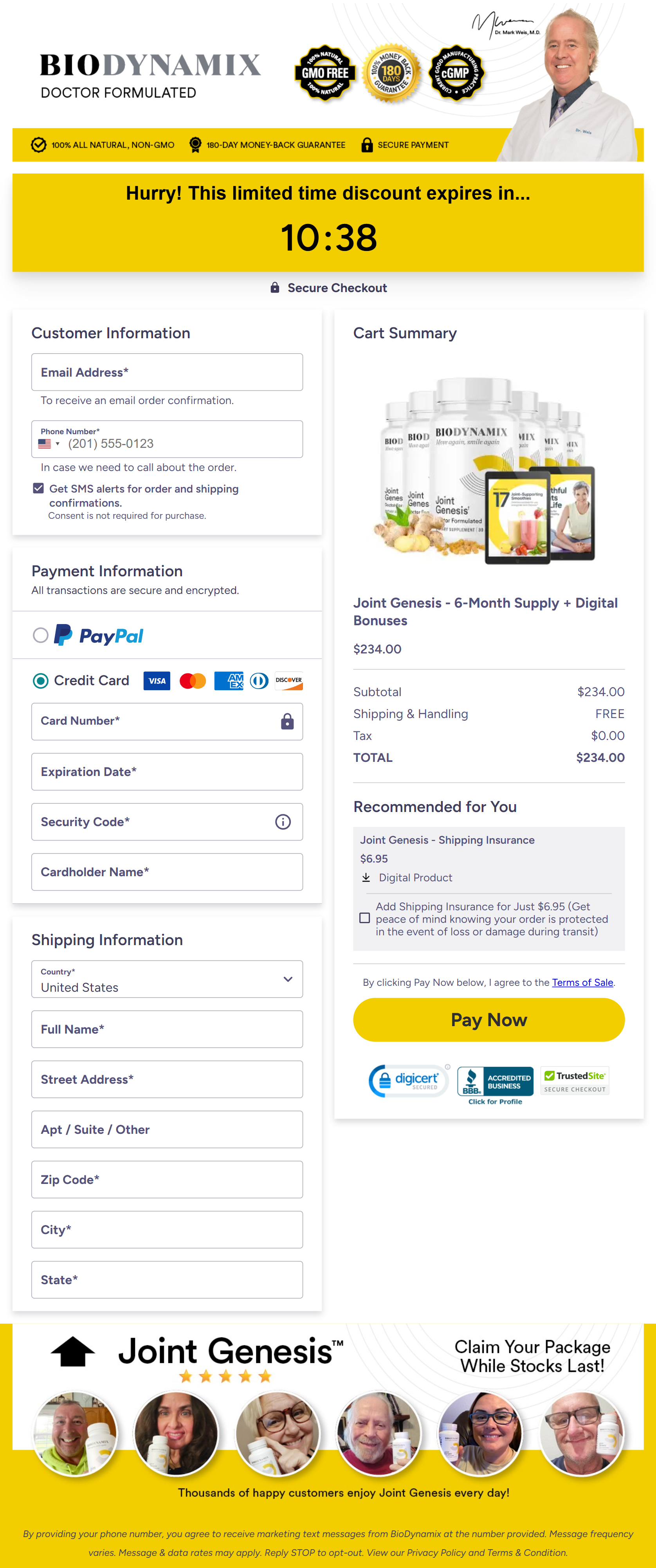 joint genesis order page
